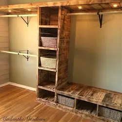 Hallway Made Of Plywood Photo