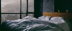 Фото Спальни Ночью Гача