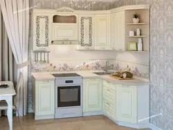 Угловая кухня тиффани фото