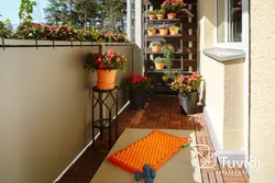 Carpet for the loggia photo