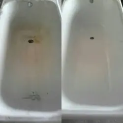 Emaye çuqun küvet fotoşəkili