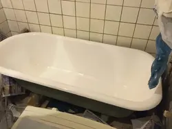 Эмалировка чугунной ванны фото