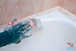 Enameling cast iron bathtub photo