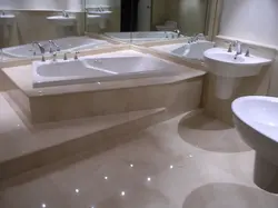 Bathtub with step photo