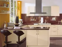 Кухня колер карамель фота