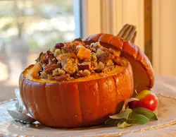 Photo of pumpkin in the kitchen