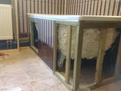 Как обшить ванну фото