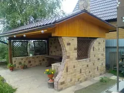 Кухня з блокаў фота