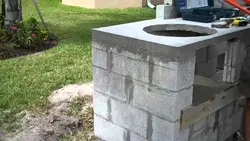 Кухня из блоков фото