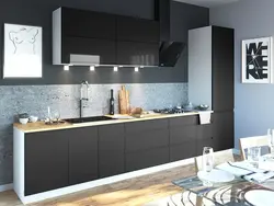 Графіт кухня кутняя фота