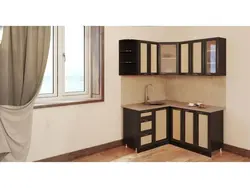 Угловая бюджетная кухня фото