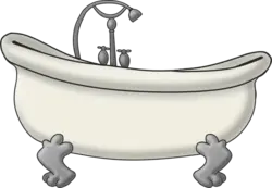 Ванна бөлмесінің мультфильмі