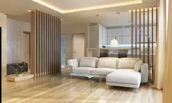 Kitchen Zoning With Slats Photo