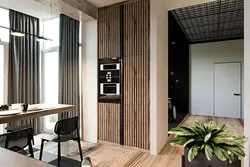 Kitchen Zoning With Slats Photo