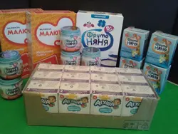 Dairy kitchen for children photo
