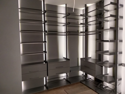 Wardrobe storage system metal photo