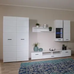 Living room Nancy white gloss photo