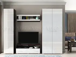 Living room Nancy white gloss photo