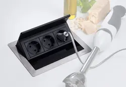 Hidden sockets in the kitchen photo
