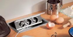 Hidden Sockets In The Kitchen Photo