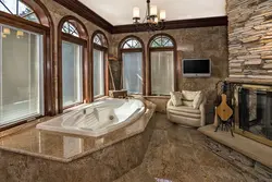 Liquid marble for bathroom photo