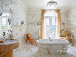Liquid marble for bathroom photo