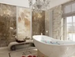 Liquid marble for bathroom photo