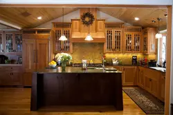Craft Kitchen In The Interior Photo