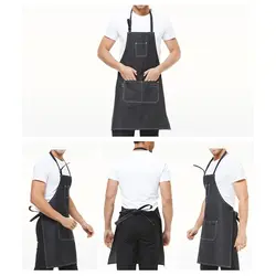 Men's apron for kitchen photo