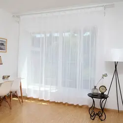 Qonaq otağında tül Türkiyə fotoşəkili