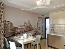 Wallpaper for kitchen meter photo