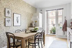 Wallpaper for kitchen meter photo