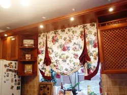 English curtains for the kitchen photo