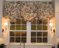 English curtains for the kitchen photo