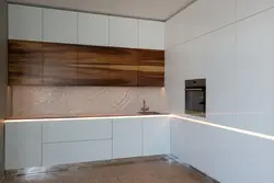 Mirror plinth for kitchen photo