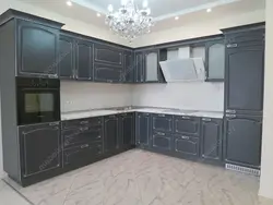 Эмаль с фрезеровкой кухни фото