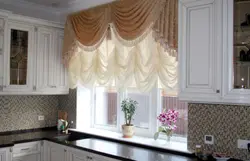 Итальянские шторы на кухню фото