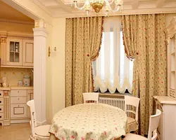 Italian curtains for the kitchen photo