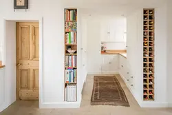 Прихожая с книжным шкафом фото