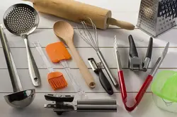Kitchen utensils for the kitchen photo
