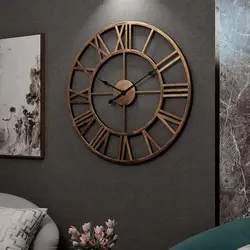 Wall clock for bedroom photo