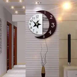 Wall clock for bedroom photo