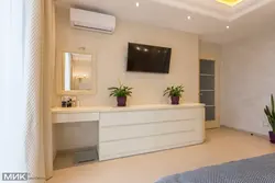 Table chest of drawers in the bedroom photo