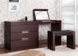 Table chest of drawers in the bedroom photo