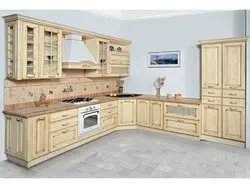 Фото угловых кухонь из массива