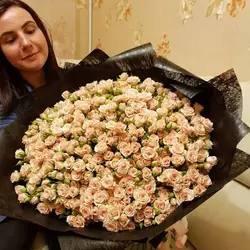 Букет на кухне реальное фото