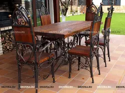 Wrought Iron Chairs For The Kitchen Photo