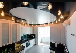 Curved ceilings in the kitchen photo