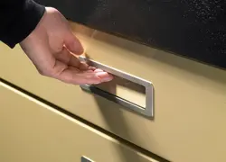 Kitchen mortise handles photo