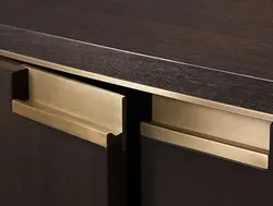 Kitchen mortise handles photo